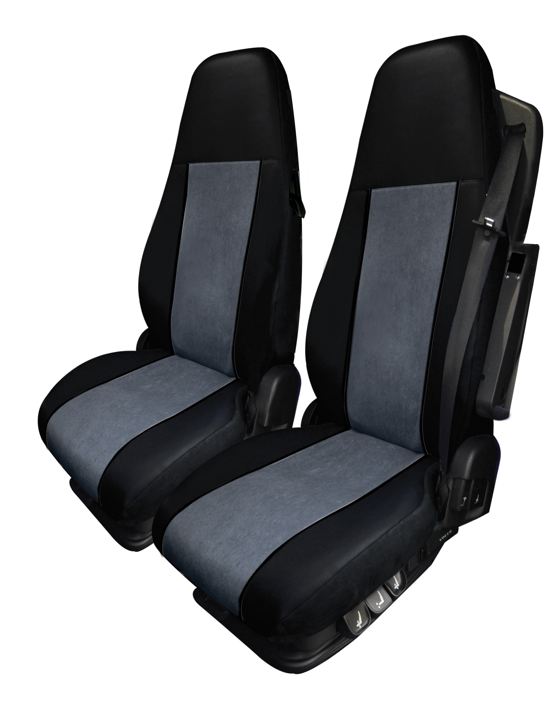 Product Image for Sätesöverdrag passande volvo v.4 grå,mikrofiber.