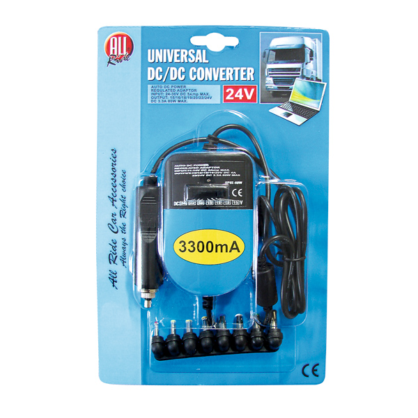 Product Image for Omvandlare till laptop 24v,universal 3300ma