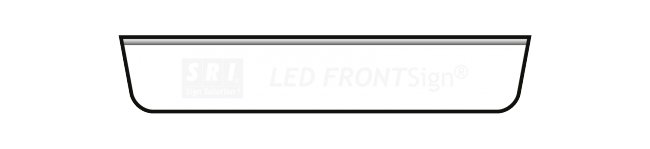 Product Image for Diodskylt passande mer Actros, Stream 230 20x110cm