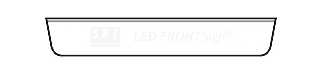 Product Image for Diodskylt  passande mer Actros, Stream 250 20x125cm