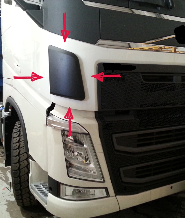 Product Image for Smutsavvisare passande volvo fh v.4,säljs parvis.
