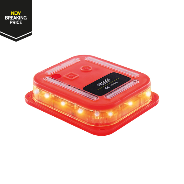 Product Image for Strands Smart Varningsljus 6-P i väska, LED, Orange, Magnet, Uppladdningsbar