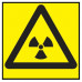 Varningsskylt Radioaktiva ämnen
