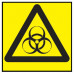 Varningsskylt Biologisk fara/Smittrisk