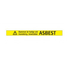 Tape Varning Asbest 35-9168
