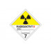 SYSTEMTE Skylt ADR Radioaktiva ämnen nr 7B
