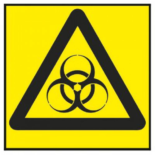 Varningsskylt Biologisk fara/Smittrisk