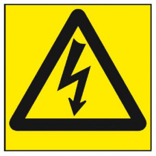Varningsskylt Elektrisk spänning
