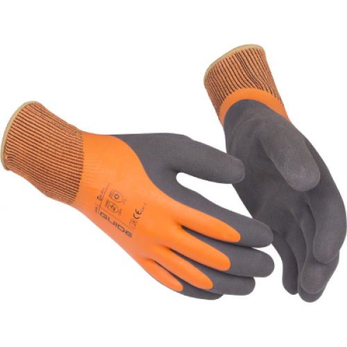 GUIDE Varmfodrad handske Guide 590W orange