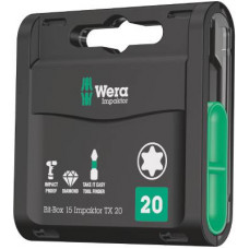 Wera Bitssats Bit-Box15 Imp TX20