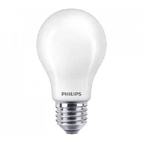 PHILIPS Klassisk glödlampa (LED) E27 (frostad) Philips
