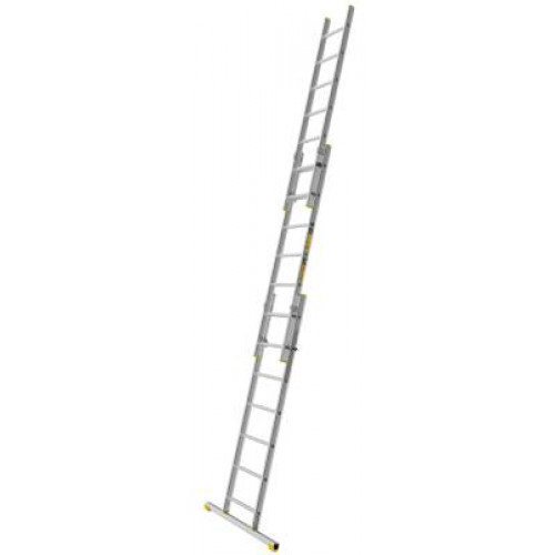 WIBE 3-delad utskjutsstege PROF Wibe Ladders