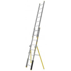 2-delad utskjutsstege PROF+ Wibe Ladders