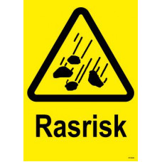 SKYLT RASRISK PLAST 210X297MM