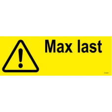 SKYLT MAX LAST KG PL 297X105MM