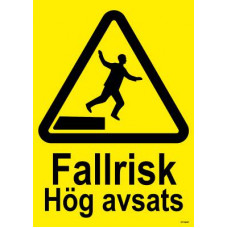 SKYLT HÖG AVSAT PLA 210X297MM