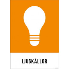 DEKAL MILJÖ GLÖDLAMP 148X210MM