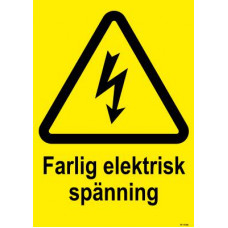 SKYLT FARL ELE SP PL 210X297MM