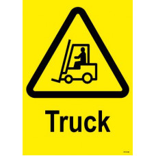 SKYLT TRUCK PLAST 210X297MM