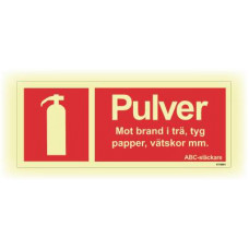 SKYLT BRAND PULV EFL 250X100MM