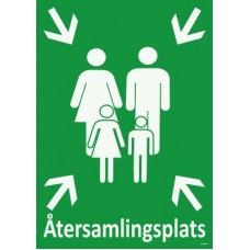 SKYLT ÅTERSAMPL ALU 297X420MM