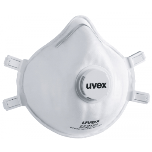 UVEX Filtrerande halvmask kupformad med ventil Uvex 2310/2312 FFP3