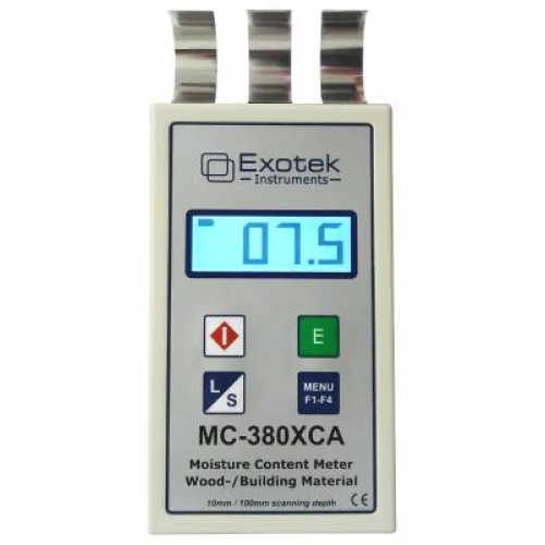 EXOTEK Fuktmätare för trä-, byggmaterial (oförstörande) Exotek MC-380XCA / MC-160SA