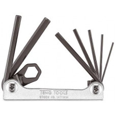 Sexkantnycklar i sats Teng Tools 1471MM - 1471MMA