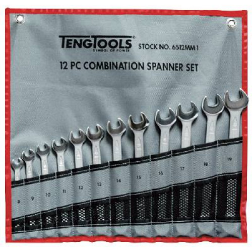 TENGTOOL U-ringnycklar i sats Teng Tools 6510MM / 6512MM1